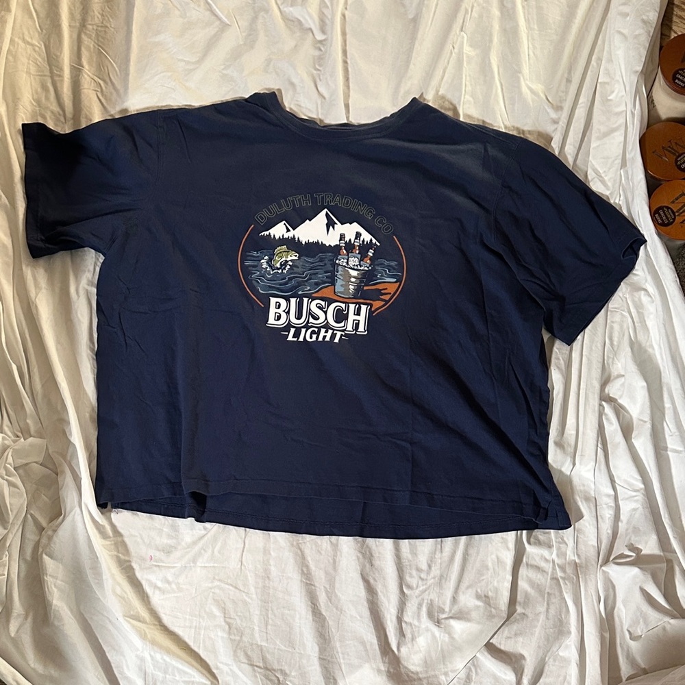 Duluth Trading Co Blue Relaxed Fit T-Shirt